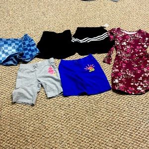 Lot of 7/8 shirt, skirts, dress